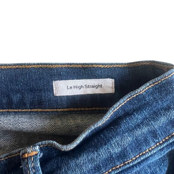 Frame Women’s Le High Straight Leg Jeans Medium Dark Wash Size 29 - Picture 6 of 11